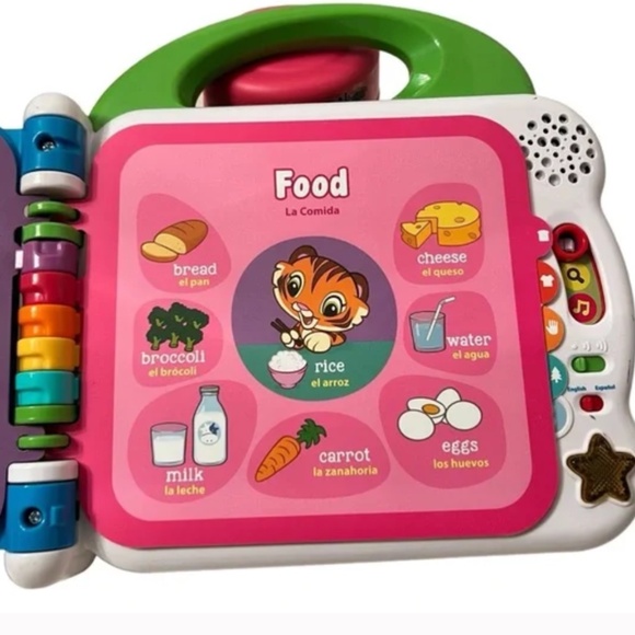 Leap Frog Learning Friends Bilingual English & Spanish 100 Word Books - Picture 3 of 4